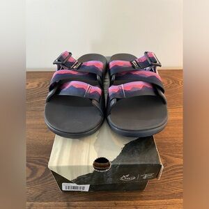 Chaco Chillos Slide Sandal Thomas Rhett Pink Sunset Women’s size 8 Brand New